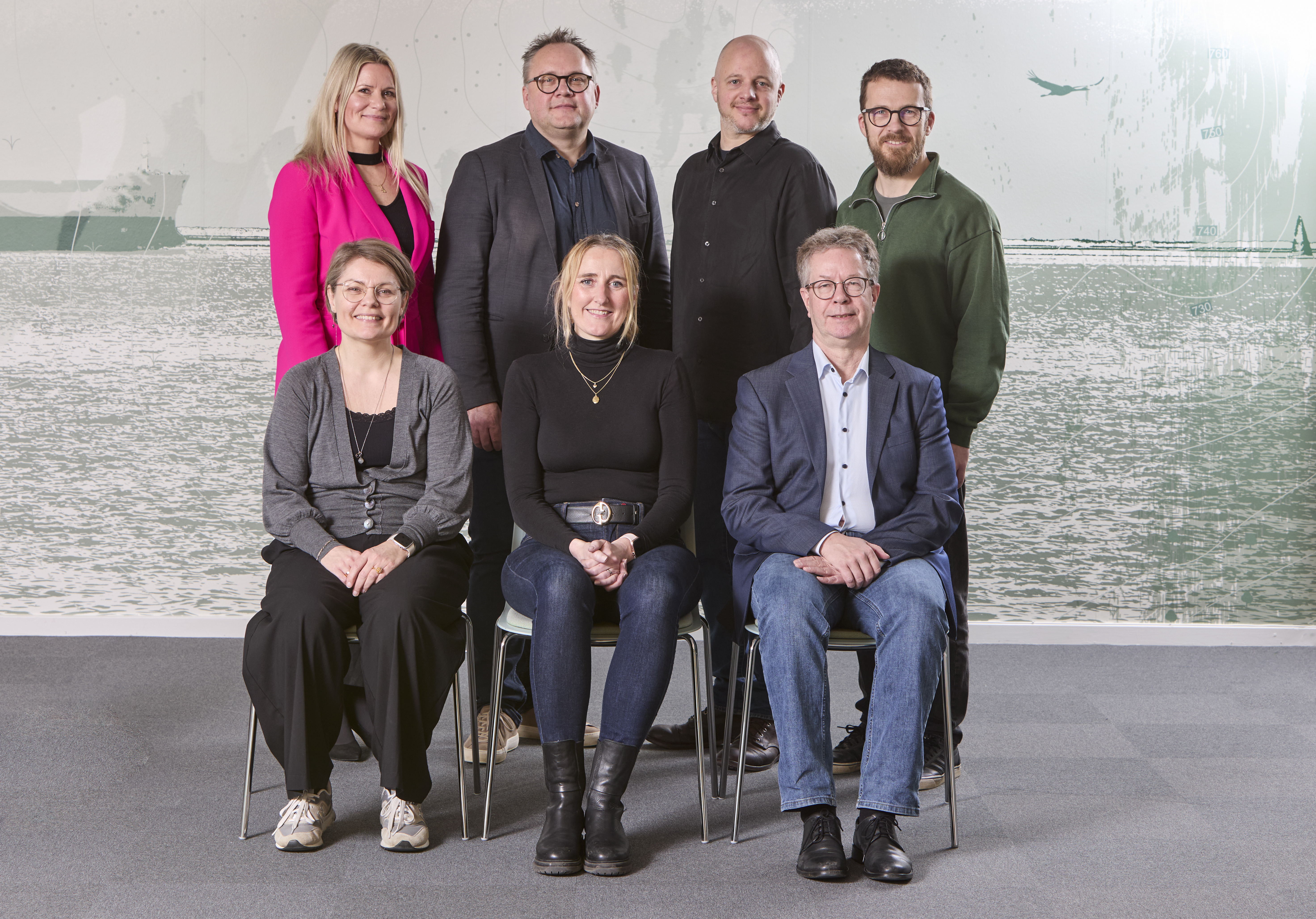 Gruppefoto af erhvervsenheden marts 2026 